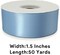 Light Blue Ribbon 1-1/2 Inch x 50 Yards Satin Ribbon Single Face Ribbon